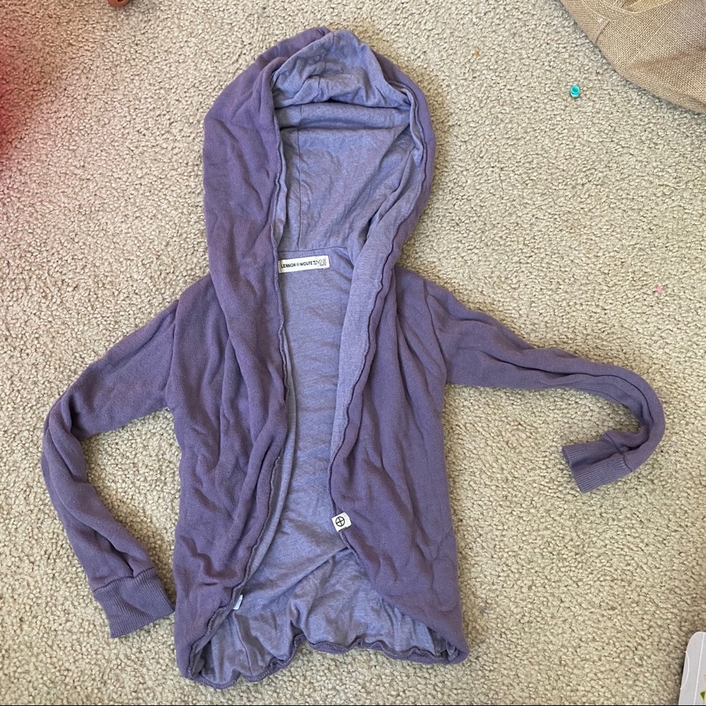 Lennon + wolfe Bowie jacket hoodie 12-18 mo